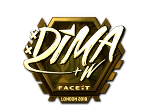 Sticker | Dima (Gold) | London 2018