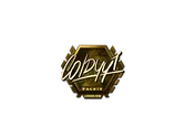 Sticker | COLDYY1 (Gold) | London 2018 image