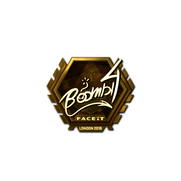 Sticker | Boombl4 (Gold) | London 2018