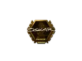 Sticker | oskar (Gold) | London 2018 image
