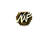 Sticker | NAF (Gold) | London 2018 image