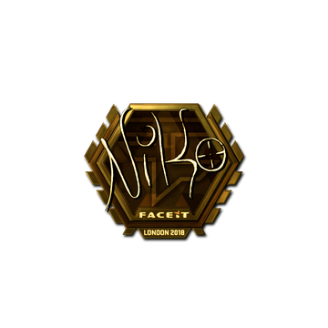 Sticker | NiKo (Gold) | London 2018