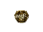 Sticker | MAJ3R (Gold) | London 2018 image