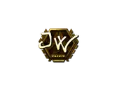 Sticker | JW (Gold) | London 2018 image