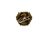 Sticker | jks (Gold) | London 2018 image