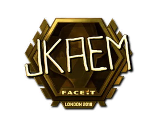 Sticker | jkaem (Gold) | London 2018