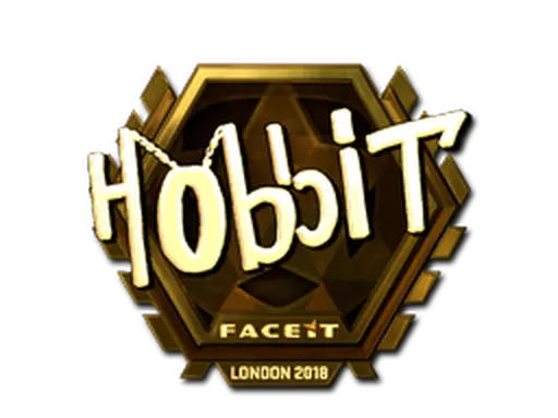 Sticker | Hobbit (Gold) | London 2018