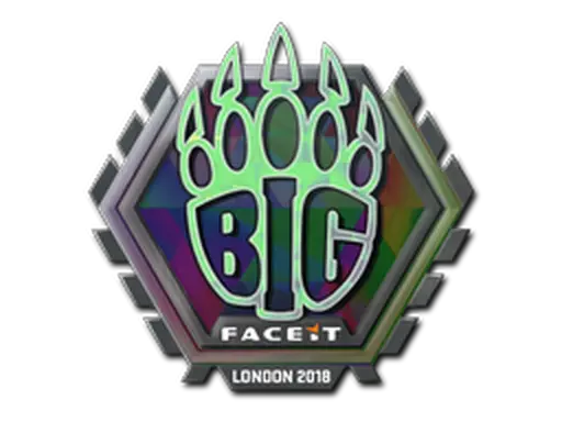 Sticker | BIG (Holo) | London 2018