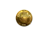 Sticker | zhokiNg (Gold) | Katowice 2019 image