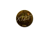 Sticker | Xizt (Gold) | Katowice 2019 image