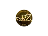 Sticker | REZ (Gold) | Katowice 2019 image