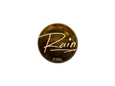 Sticker | rain (Gold) | Katowice 2019 image