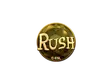 Sticker | RUSH (Gold) | Katowice 2019 image