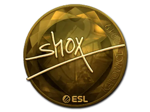 Sticker | shox (Gold) | Katowice 2019