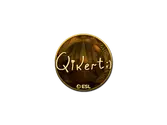 Sticker | qikert (Gold) | Katowice 2019 image