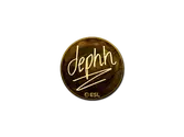 Sticker | dephh (Gold) | Katowice 2019 image