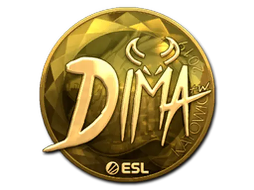 Sticker | Dima (Gold) | Katowice 2019