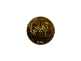 Sticker | KRIMZ (Gold) | Katowice 2019 image