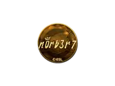 Sticker | n0rb3r7 (Gold) | Katowice 2019 image