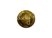 Sticker | Lucky (Gold) | Katowice 2019 image