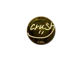 Sticker | crush (Gold) | Katowice 2019 image