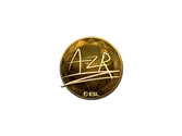 Sticker | AZR (Gold) | Katowice 2019 image