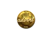 Sticker | advent (Gold) | Katowice 2019 image