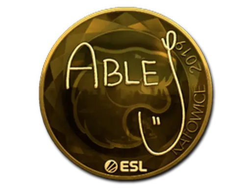 Sticker | ableJ (Gold) | Katowice 2019