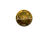 Sticker | Aleksib (Gold) | Katowice 2019 image