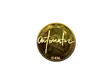 Sticker | autimatic (Gold) | Katowice 2019 image
