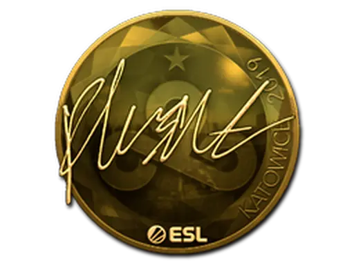 Sticker | flusha (Gold) | Katowice 2019