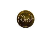 Sticker | f0rest (Gold) | Katowice 2019 image