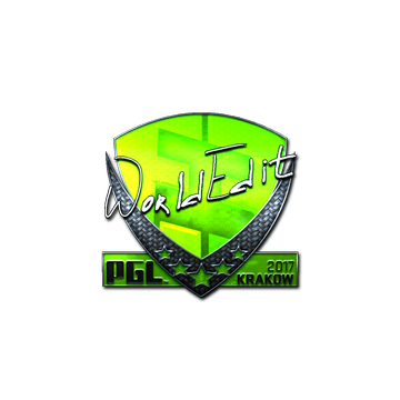 Sticker | WorldEdit (Foil) | Krakow 2017