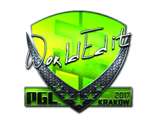 Sticker | WorldEdit (Foil) | Krakow 2017