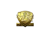 Sticker | Stewie2K (Gold) | Krakow 2017 image