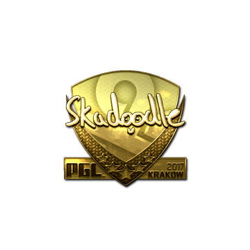 Sticker | Skadoodle (Gold) | Krakow 2017