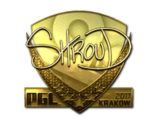 Sticker | shroud (Gold) | Krakow 2017