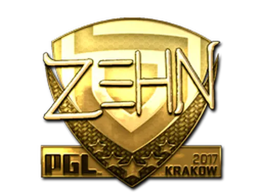 Sticker | zehN (Gold) | Krakow 2017