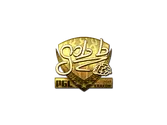 Sticker | gob b (Gold) | Krakow 2017 image