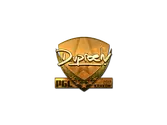 Sticker | dupreeh (Gold) | Krakow 2017 image
