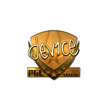 Sticker | device (Gold) | Krakow 2017