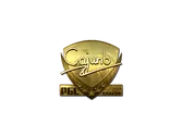 Sticker | cajunb (Gold) | Krakow 2017 image