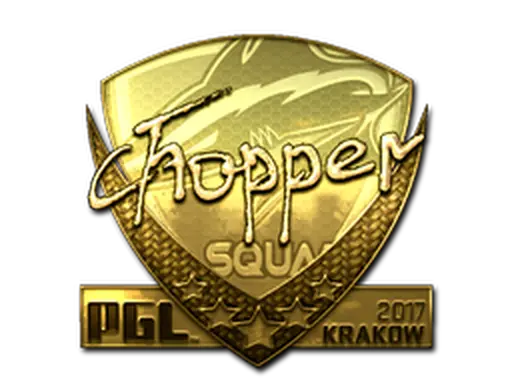 Sticker | chopper (Gold) | Krakow 2017