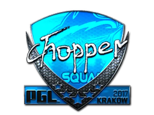 Sticker | chopper (Foil) | Krakow 2017