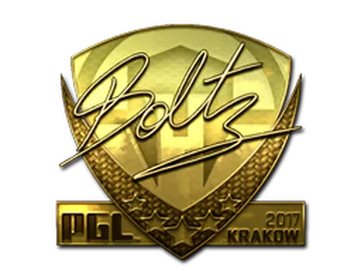 Sticker | boltz (Gold) | Krakow 2017