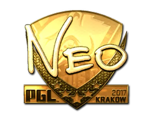 Sticker | NEO (Gold) | Krakow 2017