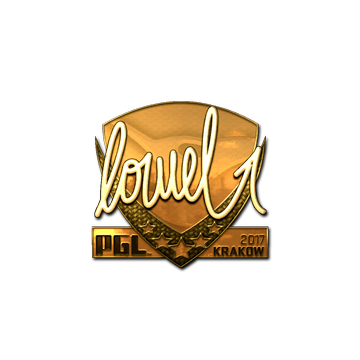 Sticker | loWel (Gold) | Krakow 2017