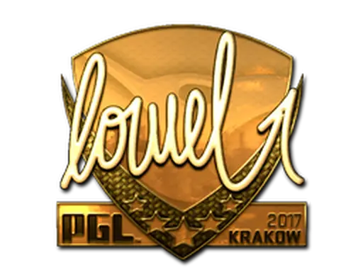 Sticker | loWel (Gold) | Krakow 2017