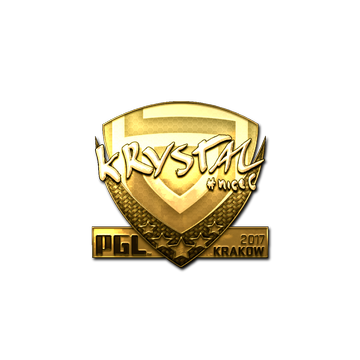 Sticker | kRYSTAL (Gold) | Krakow 2017