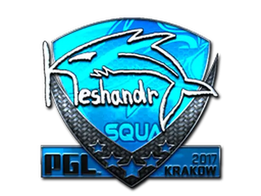 Sticker | keshandr (Foil) | Krakow 2017